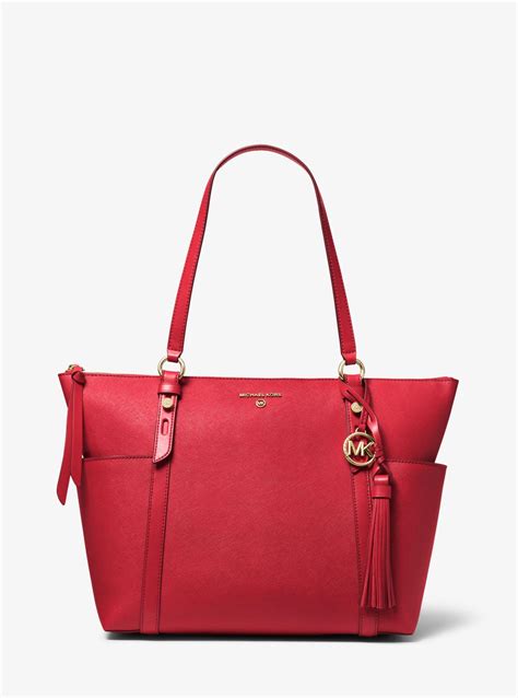 michael kors sullivan large top-zip tote reviews|michael kors tote shoulder bag.